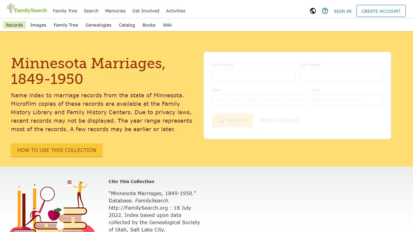 Minnesota Marriages, 1849-1950 • FamilySearch